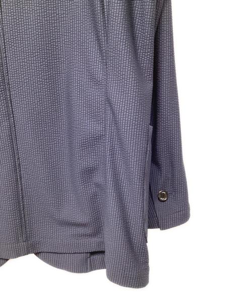 AKM（エーケーエム）AKM (エーケーエム) TORICOT SUCKER SWING EASY JACKET ネイビー サイズ:Lの古着・服飾アイテム