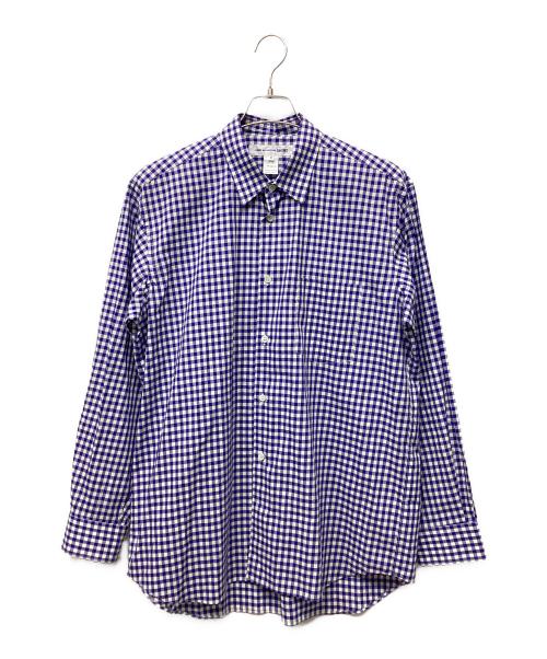 COMME des GARCONS SHIRT（コムデギャルソンシャツ）COMME des GARCONS SHIRT (コムデギャルソンシャツ) 長袖シャツ ブルー サイズ:Mの古着・服飾アイテム
