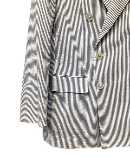 POLO RALPH LAUREN（ポロ・ラルフローレン）POLO RALPH LAUREN (ポロ・ラルフローレン) シアサッカージャケット ブルー サイズ:40の古着・服飾アイテム