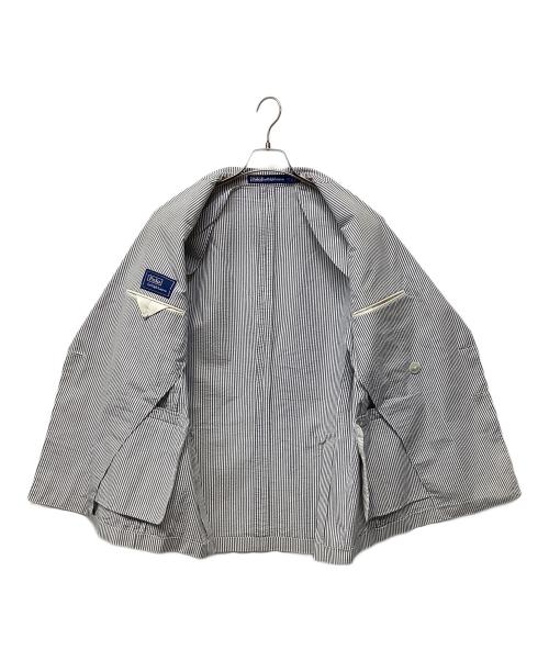 POLO RALPH LAUREN（ポロ・ラルフローレン）POLO RALPH LAUREN (ポロ・ラルフローレン) シアサッカージャケット ブルー サイズ:40の古着・服飾アイテム