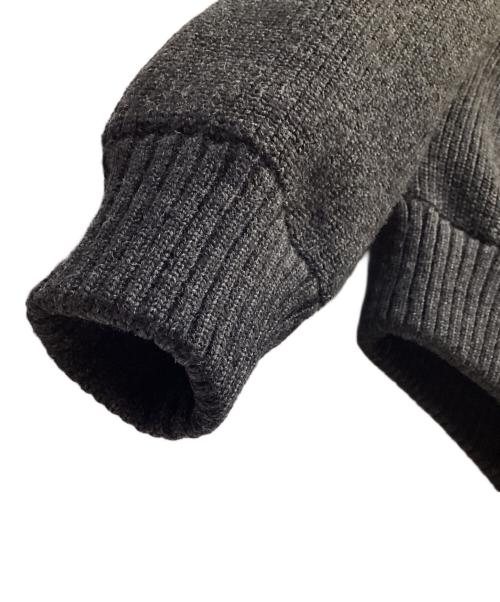 MONCLER（モンクレール）MONCLER (モンクレール) ダウンジャケット ボルドー×グレー サイズ:Lの古着・服飾アイテム