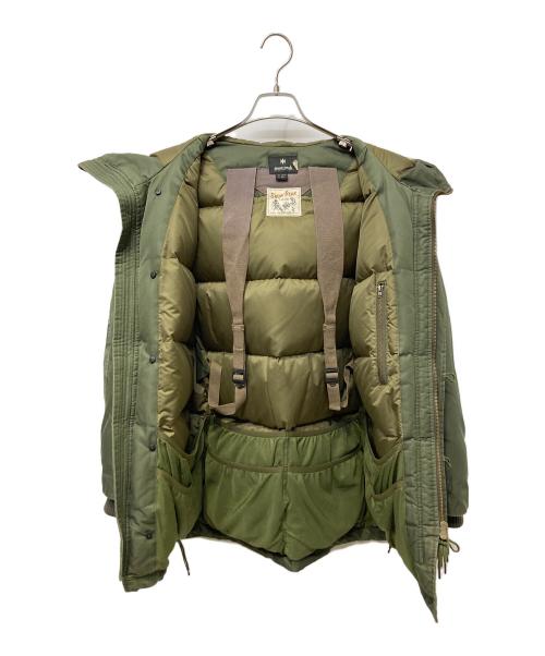 Snow peak（スノーピーク）snow peak (スノーピーク) ダウンジャケット グリーン サイズ:Mの古着・服飾アイテム