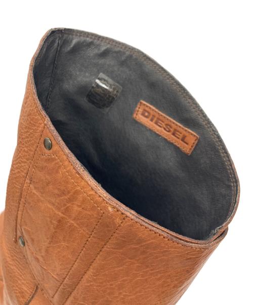 DIESEL（ディーゼル）DIESEL (ディーゼル) エンジニアブーツ ブラウン サイズ:41の古着・服飾アイテム