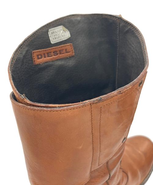 DIESEL（ディーゼル）DIESEL (ディーゼル) エンジニアブーツ ブラウン サイズ:41の古着・服飾アイテム