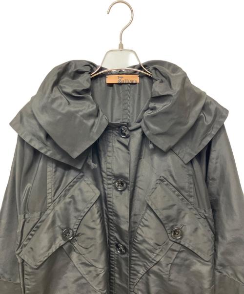 JOHN GALLIANO（ジョンガリアーノ）JOHN GALLIANO (ジョンガリアーノ) コート ブラック サイズ:40の古着・服飾アイテム