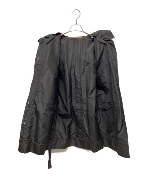 JOHN GALLIANO（ジョンガリアーノ）JOHN GALLIANO (ジョンガリアーノ) コート ブラック サイズ:40の古着・服飾アイテム