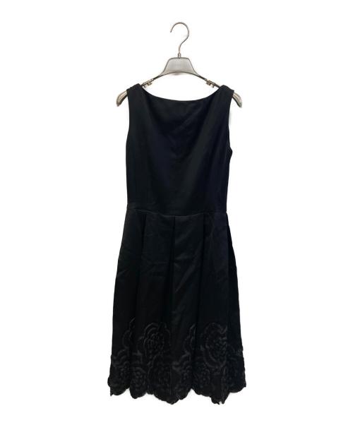 Rene（ルネ）Rene (ルネ) ノースリーブワンピース ブラック サイズ:36の古着・服飾アイテム