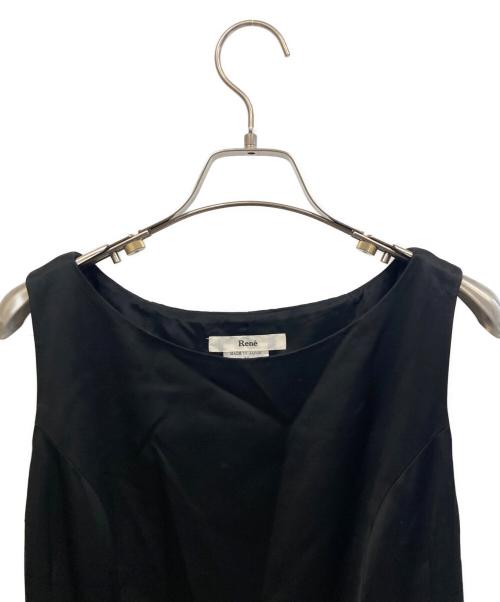 Rene（ルネ）Rene (ルネ) ノースリーブワンピース ブラック サイズ:36の古着・服飾アイテム