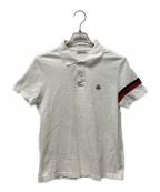 MONCLERモンクレール）の古着「ポロシャツ」｜ホワイト