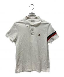 MONCLER（モンクレール）の古着「ポロシャツ」｜ホワイト