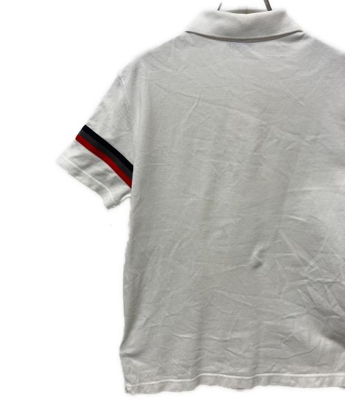 MONCLER（モンクレール）MONCLER (モンクレール) ポロシャツ ホワイト サイズ:Ｓの古着・服飾アイテム