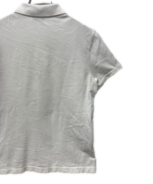 MONCLER（モンクレール）MONCLER (モンクレール) ポロシャツ ホワイト サイズ:Ｓの古着・服飾アイテム