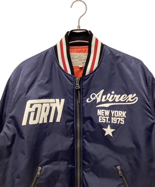 AVIREX（アヴィレックス）AVIREX (アヴィレックス) スタジャン ネイビー サイズ:2XLの古着・服飾アイテム