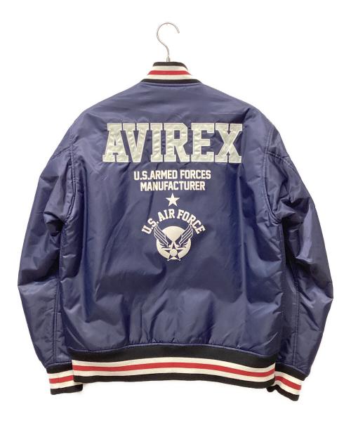 AVIREX（アヴィレックス）AVIREX (アヴィレックス) スタジャン ネイビー サイズ:2XLの古着・服飾アイテム