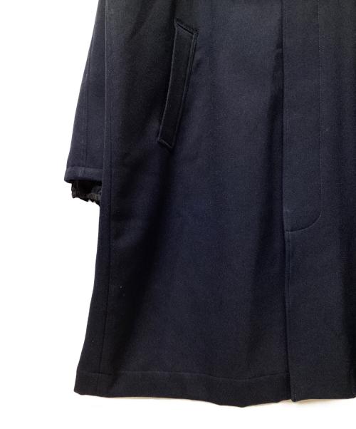 YSTRDY'S TMRRW（イエスタデイズトゥモロウ）YSTRDY'S TMRRW (イエスタデイズトゥモロウ) WOOLLY TWILL PATRASCHE COA ネイビー サイズ:Mの古着・服飾アイテム