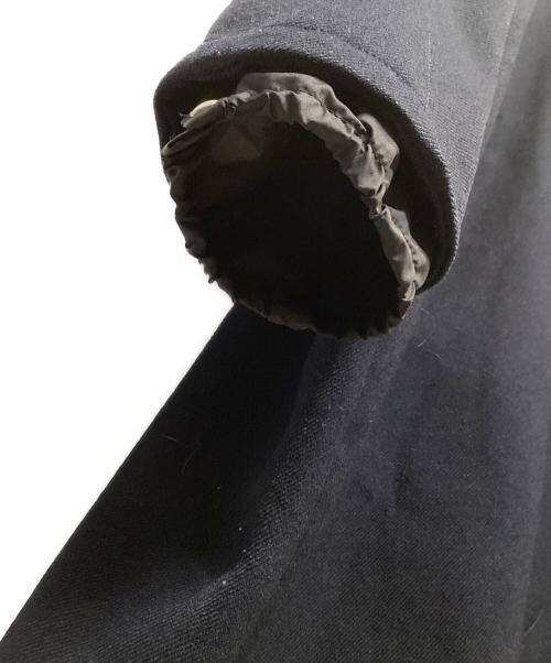 YSTRDY'S TMRRW（イエスタデイズトゥモロウ）YSTRDY'S TMRRW (イエスタデイズトゥモロウ) WOOLLY TWILL PATRASCHE COA ネイビー サイズ:Mの古着・服飾アイテム