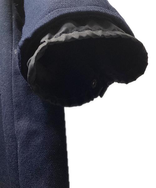 YSTRDY'S TMRRW（イエスタデイズトゥモロウ）YSTRDY'S TMRRW (イエスタデイズトゥモロウ) WOOLLY TWILL PATRASCHE COA ネイビー サイズ:Mの古着・服飾アイテム