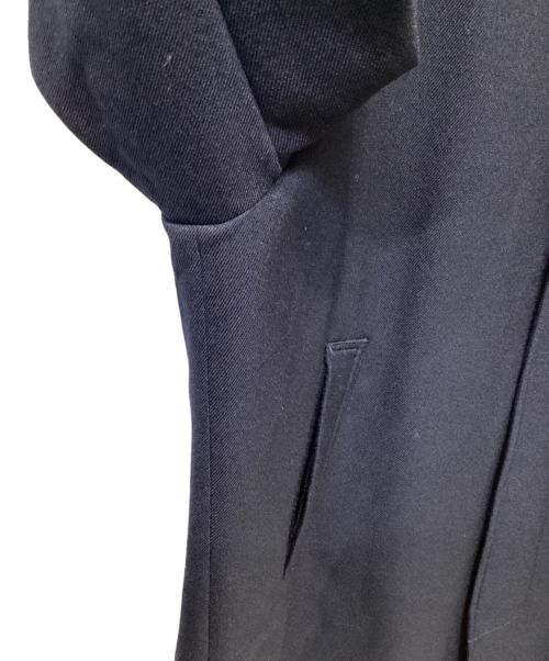 YSTRDY'S TMRRW（イエスタデイズトゥモロウ）YSTRDY'S TMRRW (イエスタデイズトゥモロウ) WOOLLY TWILL PATRASCHE COA ネイビー サイズ:Mの古着・服飾アイテム