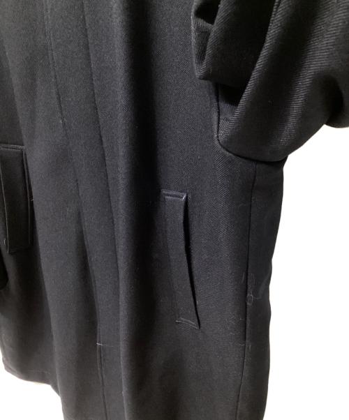 YSTRDY'S TMRRW（イエスタデイズトゥモロウ）YSTRDY'S TMRRW (イエスタデイズトゥモロウ) WOOLLY TWILL PATRASCHE COA ネイビー サイズ:Mの古着・服飾アイテム