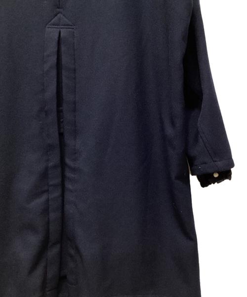 YSTRDY'S TMRRW（イエスタデイズトゥモロウ）YSTRDY'S TMRRW (イエスタデイズトゥモロウ) WOOLLY TWILL PATRASCHE COA ネイビー サイズ:Mの古着・服飾アイテム