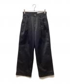 Clicheクリーシェ）の古着「2タックパンツ」｜ブラック