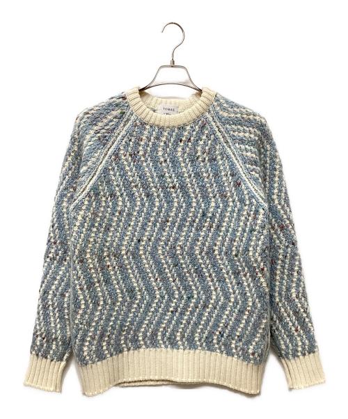 TOMAS FOR Ron Herman（トーマス フォー ロンハーマン）TOMAS for Ron Herman (トーマス フォー ロンハーマン) 厚手ニット ブルー サイズ:Freeの古着・服飾アイテム