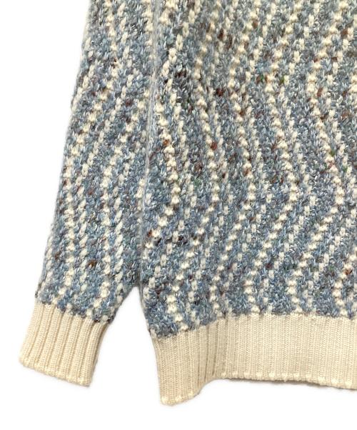 TOMAS FOR Ron Herman（トーマス フォー ロンハーマン）TOMAS for Ron Herman (トーマス フォー ロンハーマン) 厚手ニット ブルー サイズ:Freeの古着・服飾アイテム