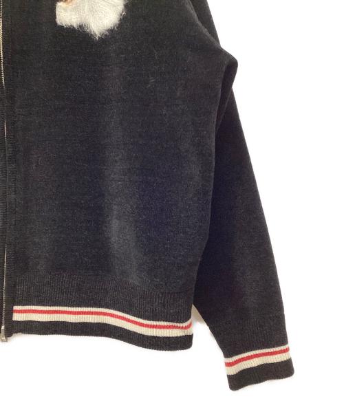 DAIRIKU（ダイリク）DAIRIKU (ダイリク) Needle Punch Reversible Ska Knit ブラック サイズ:Mの古着・服飾アイテム