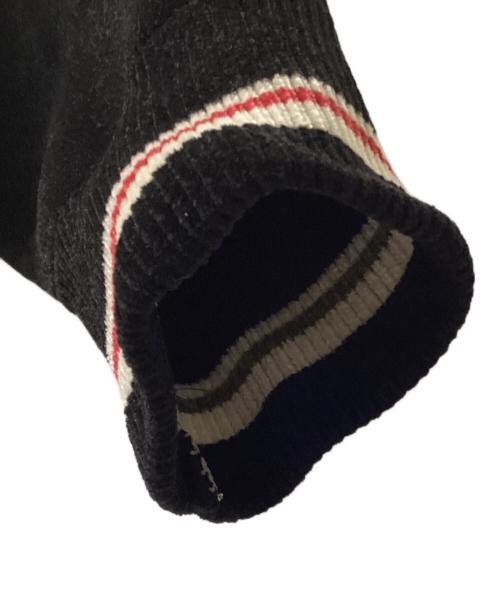 DAIRIKU（ダイリク）DAIRIKU (ダイリク) Needle Punch Reversible Ska Knit ブラック サイズ:Mの古着・服飾アイテム