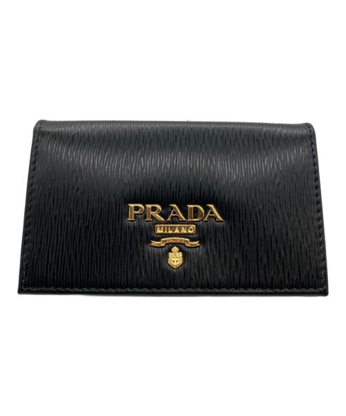 PRADA（プラダ）PRADA (プラダ) カードケース ブラックの古着・服飾アイテム