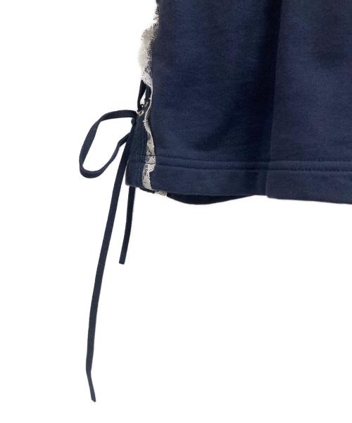 darich（ダーリッチ）darich (ダーリッチ) オフショルレーススウェット/スカートセット ネイビー サイズ:Freeの古着・服飾アイテム