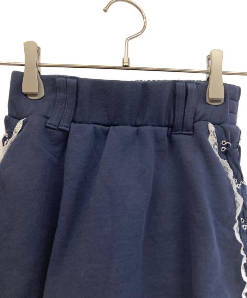 darich（ダーリッチ）darich (ダーリッチ) オフショルレーススウェット/スカートセット ネイビー サイズ:Freeの古着・服飾アイテム