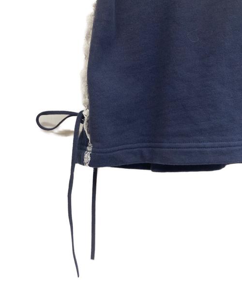 darich（ダーリッチ）darich (ダーリッチ) オフショルレーススウェット/スカートセット ネイビー サイズ:Freeの古着・服飾アイテム