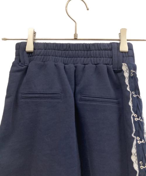darich（ダーリッチ）darich (ダーリッチ) オフショルレーススウェット/スカートセット ネイビー サイズ:Freeの古着・服飾アイテム