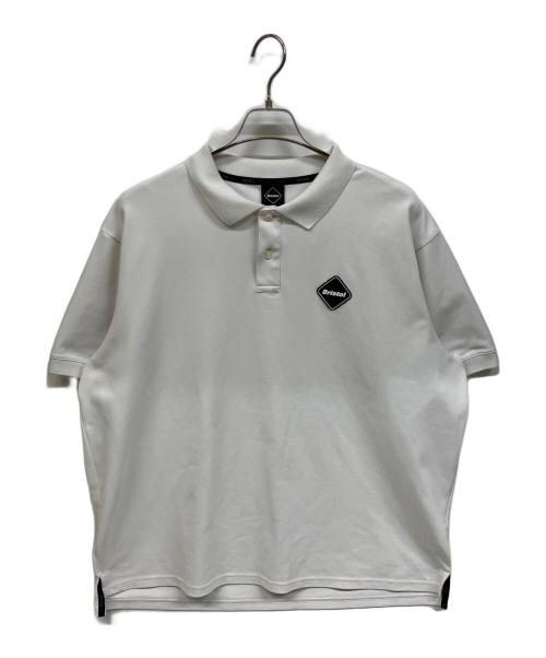 F.C.R.B.（エフシーレアルブリストル）F.C.R.B. (エフシーレアルブリストル) ポロシャツ ホワイト サイズ:XLの古着・服飾アイテム