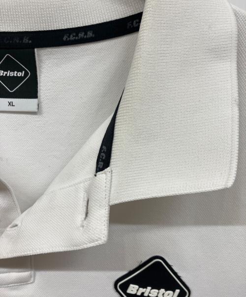 F.C.R.B.（エフシーレアルブリストル）F.C.R.B. (エフシーレアルブリストル) ポロシャツ ホワイト サイズ:XLの古着・服飾アイテム