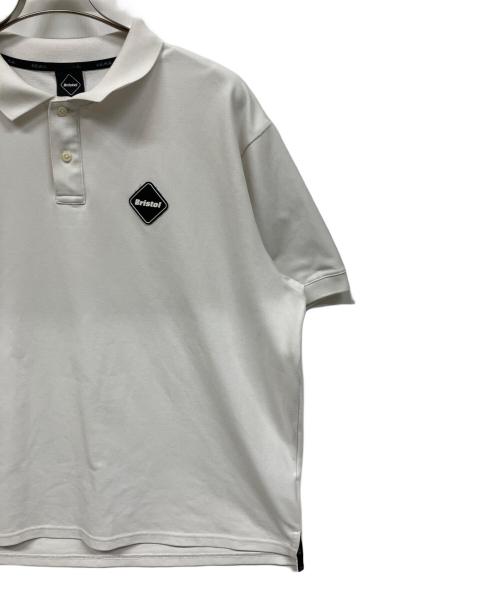 F.C.R.B.（エフシーレアルブリストル）F.C.R.B. (エフシーレアルブリストル) ポロシャツ ホワイト サイズ:XLの古着・服飾アイテム