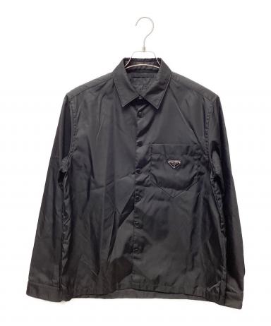 中古・古着通販】PRADA (プラダ) シャツジャケット ブラック サイズ:S