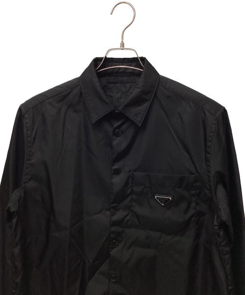 PRADA（プラダ）PRADA (プラダ) シャツジャケット ブラック サイズ:Sの古着・服飾アイテム