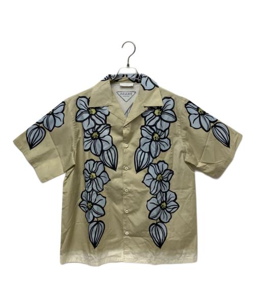 PRADA（プラダ）PRADA (プラダ) 半袖シャツ ベージュ サイズ:Ｍの古着・服飾アイテム