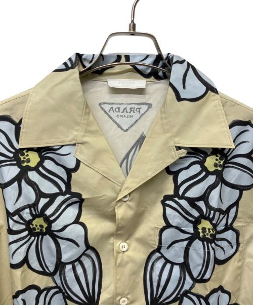 PRADA（プラダ）PRADA (プラダ) 半袖シャツ ベージュ サイズ:Ｍの古着・服飾アイテム