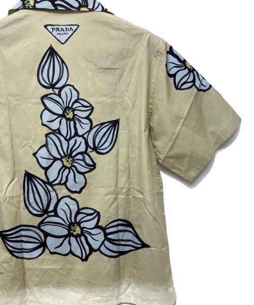 PRADA（プラダ）PRADA (プラダ) 半袖シャツ ベージュ サイズ:Ｍの古着・服飾アイテム