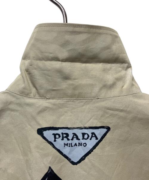 PRADA（プラダ）PRADA (プラダ) 半袖シャツ ベージュ サイズ:Ｍの古着・服飾アイテム