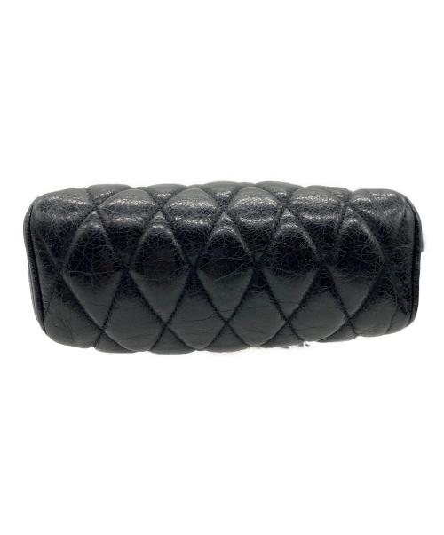 MIU MIU（ミュウミュウ）MIU MIU (ミュウミュウ) ミニショルダーバッグ ブラックの古着・服飾アイテム