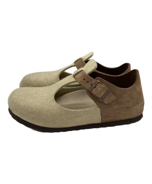BIRKENSTOCK（ビルケンシュトック）BIRKENSTOCK (ビルケンシュトック) サンダル アイボリー サイズ: 24cmの古着・服飾アイテム