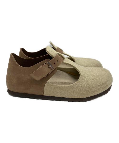 BIRKENSTOCK（ビルケンシュトック）BIRKENSTOCK (ビルケンシュトック) サンダル アイボリー サイズ: 24cmの古着・服飾アイテム