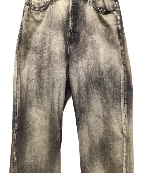 ANCELLM（アンセルム）ANCELLM (アンセルム) AGING WIDE 5P DENIM PANTS ブラック サイズ:2の古着・服飾アイテム