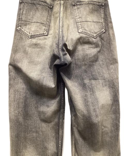 ANCELLM（アンセルム）ANCELLM (アンセルム) AGING WIDE 5P DENIM PANTS ブラック サイズ:2の古着・服飾アイテム