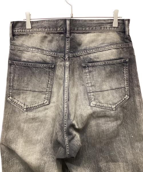 ANCELLM（アンセルム）ANCELLM (アンセルム) AGING WIDE 5P DENIM PANTS ブラック サイズ:2の古着・服飾アイテム