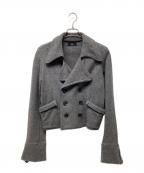 Y'sワイズ）の古着「Pコート」｜グレー